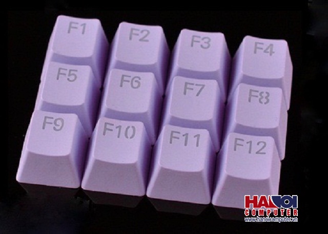 Keycap hàng F xuyên led Purple (PBT Double Shot )